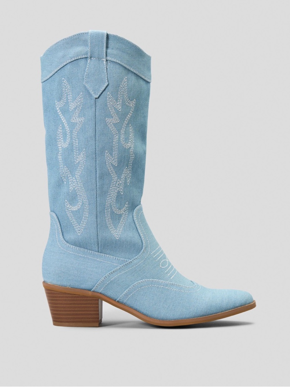 Denim Cowgirl Boots